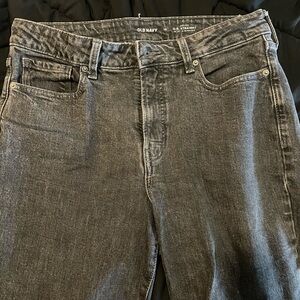 Old Navy black high rise “OG Straight” women’s jeans size 10